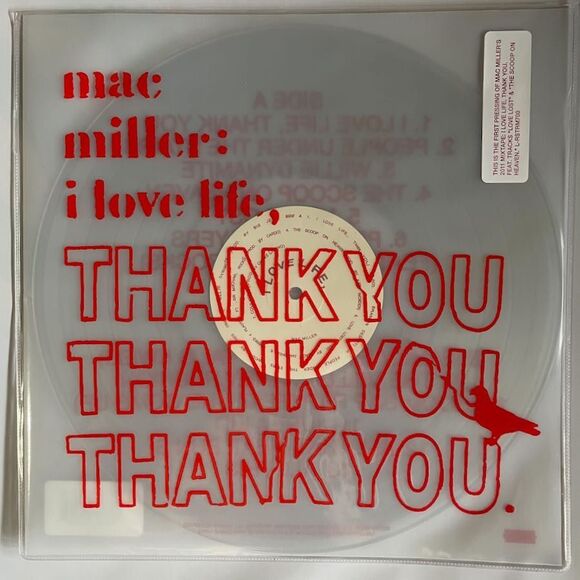 Mac Miller – I Love Life, Thank You – Clear Vinyl, LP, Rostrum Records, 2025 NEW - Picture 1 of 2